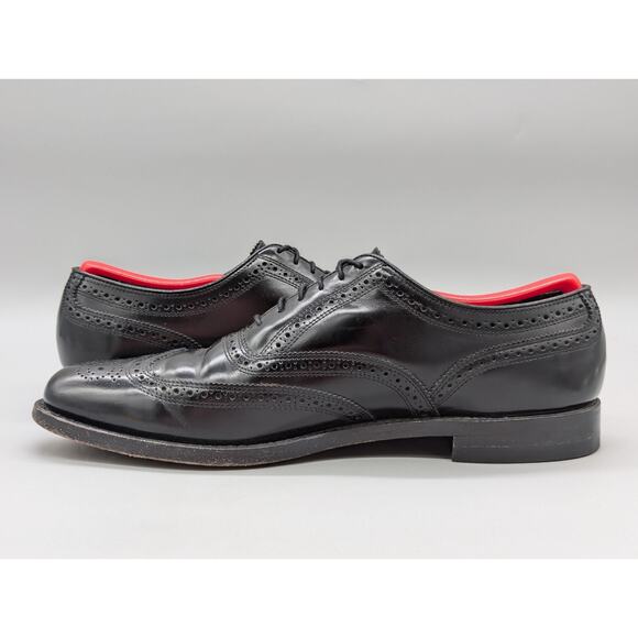 Florsheim Men\'s 20381 Black Leather Wingtip Dress Shoes Oxfords Size 9.5 B main image 8